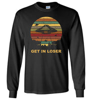 Get In Loser Vintage T-Shirt, Alien's Exist Vintage UFO Abduction T Shirt