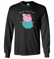 Peppa Pig Daddy Best Dad ever T-shirt, father's day gift tee