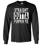 Straight outta Pumpkin pie halloween t shirt gift