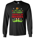 Teacher ELF christmas shirt funny