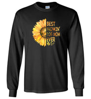 Best freakin dog mom ever sunflower mother Tee shirt