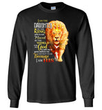 Lion I am the daughter of the king who is not moved by the world fathers day gift t shirt