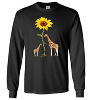 Giraffe you are my sunshine sunflower T-shirt for men women