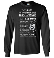 5 things about this woman cat mom, can't control mouth, mess her never find your body T shirt