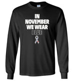 In November We Wear Blue T1D Awareness T-Shirt