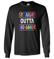 Straight outta 3rd grade back to school tee shirt hoodie