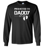Promoted to Daddy est 2018, daddy t shirt, father's gift shirt
