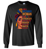 September woman I am Stronger, braver, smarter than you think T shirt, birthday gift tee