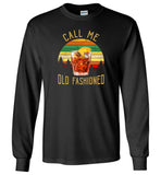 Vintage wine glass call me old fashioned T-shirt