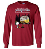 Snoopy welcome to camp Quitcherbitchin a certified happy camper tee