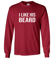 I like his beard tee shirt hoodies