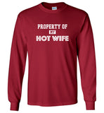 Property of my hot wife tee shirt hoodie