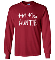 Hot mess auntie aunt tee shirt hoodie