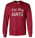 Hot mess auntie aunt tee shirt hoodie