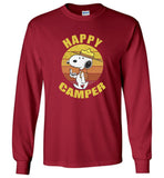 Happy camper vintage retro snoopy love camping tee shirt hoodie