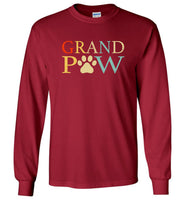 Grand paw dog vintage retro love grandpaw grandpa father's day gift tee shirt hoodie