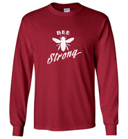 Bee strong tee shirt hoodie