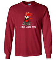 Chicken Hei Hei I have a huge cock tee shirt hoodie