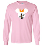 Mickey mouse halloween castle bat t shirt