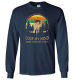 Hiking camping and into the forest I go to lose my mind and find my soul t shirt