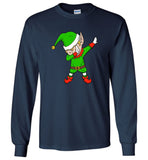 Dabbing elf funny christmas shirt tee for men women
