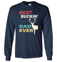 Vintage best buckin' dad ever deer Tshirt, papa, daddy, father's day gift t shirt