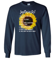 Sagittarius Girl Sunflower Will Keep It Real 100% Prideful Loyal To A Fault Will Bury You T shirt