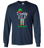 Daddy Elf funny family christmas pajama t shirt for men,women
