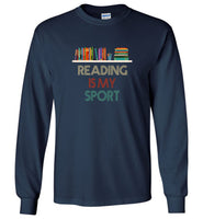 Reading is my sport book lover tee shirt hoodie