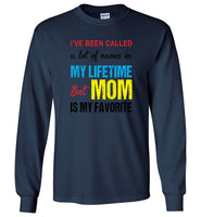 A lot of names in mylife but mom is my favorite shirt, mother's day gift tee