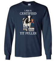 I'm a certified tit puller shirt