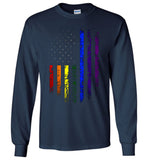 LGBT America flag, bisexual, transgender, gay, lesbian rainbow pride shirt