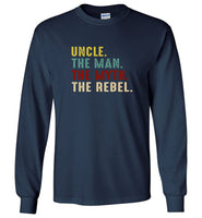 Uncle the man myth rebel father's gift tee shirt