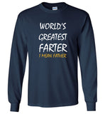 World's Greatest Farter I Mean Father Tee Shirt