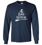 Bad Witch Broomstick Hat Halloween Gift Tee Shirt