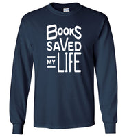 Books save my life T-shirt, love books tees