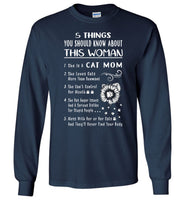 5 things about this woman cat mom, can't control mouth, mess her never find your body T shirt