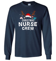 Christmas nurse crew Hat Santa claus Reindeer T-shirt