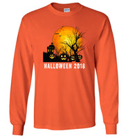 Witch pumpkin broom bat halloween t shirt gift