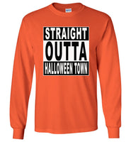 Straight outta halloween town t shirt gift