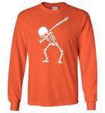 Dabbing skeleton halloween gift t shirt