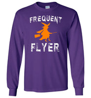 Frequent flyer witch halloween t shirt gift