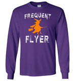 Frequent flyer witch halloween t shirt gift