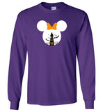 Mickey mouse halloween castle bat t shirt