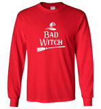 Bad Witch Broomstick Hat Halloween Gift Tee Shirt