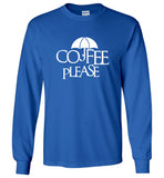 Coffee please umbrella tee shirt hoodie