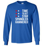 Time to get star spangled hammered tee shirt hoodie