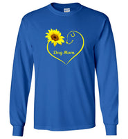 Dog mom sunflower mother's day gift tee shirt hoodie