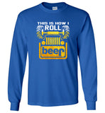 Jeep this is how I roll beer lover tee shirt