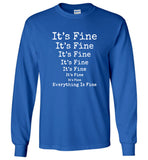 It's fine everything is fine tee shirt hoodie